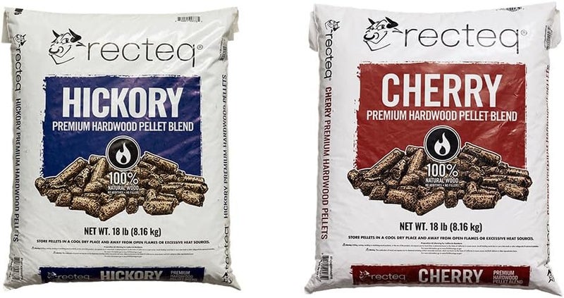recteq Ultimate Premium Hardwood Grilling Cooking Pellet 2-Pack (Cherry + Hickory) - Image 1